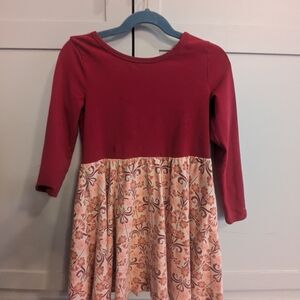 Floral Pink Kids Dress